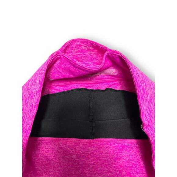 Victoria Secret Pink with Neon Pink Foldover Yoga Leggings Small - Picture 8 of 11